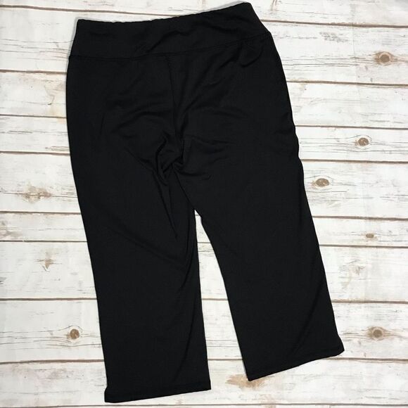Exertek Cropped Active Wear Black‎ Pants size small loungewear - Picture 8 of 11